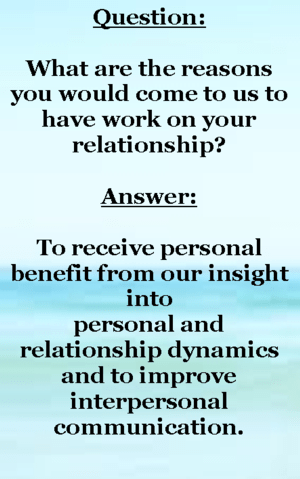 Read more about the article 21 More Benefits for People Who Come to Relationship Counselling